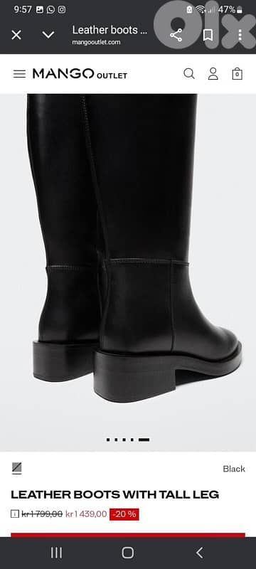 Mango boots 1