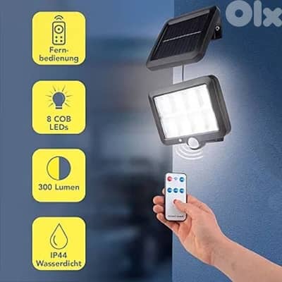 led solar spotlight with motion sensor