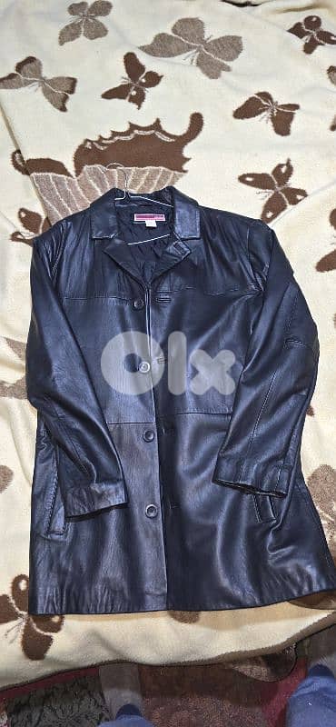 Merona leather coat