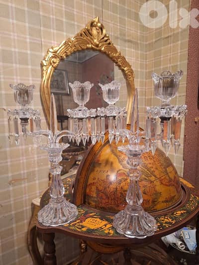 two pieces of chandelier Baccarat France very rare