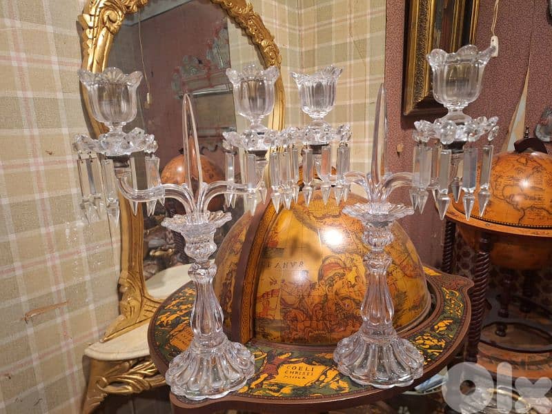 two pieces of chandelier Baccarat France very rare 1
