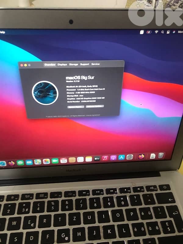 100$ macbook air 2014 5