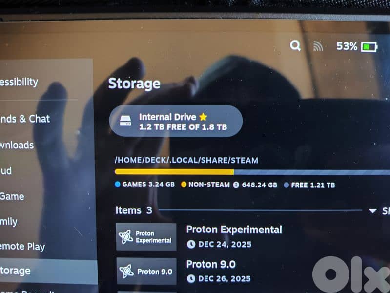 Steam Deck oled 2tb 4