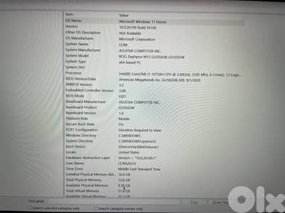 Asus Rog Zephyrus M15