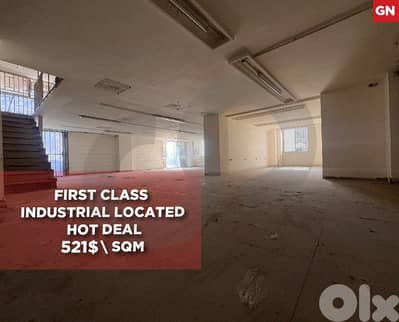 575 SQM Industrial Space for Sale – Nahr El Mot REF#GN129260