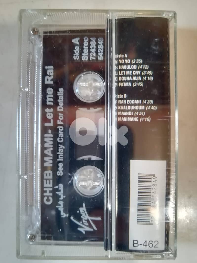 Cheb Mami let me Rai cassette 1