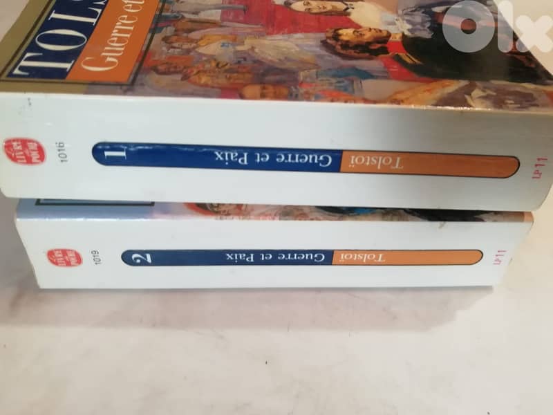 Tolstoi "Guerre et paix " 2 livres 1