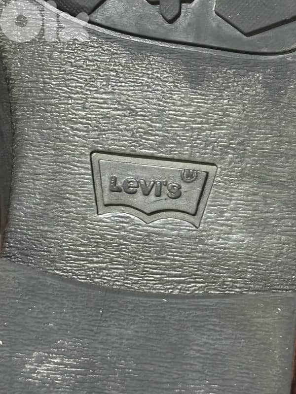 Levi's Emerson Black Leather Lace-Up Boots - Men’s Size 46 4