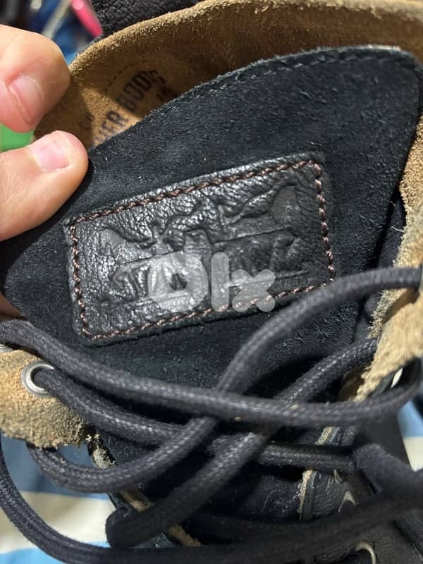 Levi's Emerson Black Leather Lace-Up Boots - Men’s Size 46 7