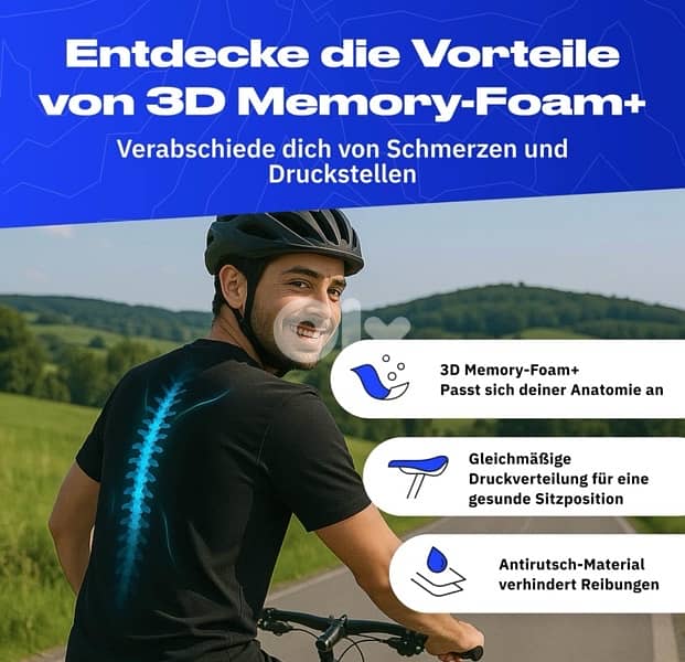 Alpensattel 3.0 Bicycle Saddle Ergonomic Bicycle Saddle 3