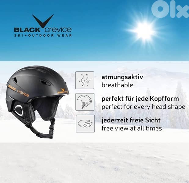 Black Crevice Kitzbühel Ski Helmet 3