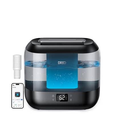 Dreo Bedroom Humidifiers, 4 Litre Cold Mist Smart Humidifier