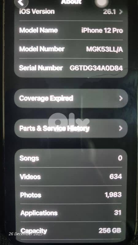 iphone 12 pro 256gb 5