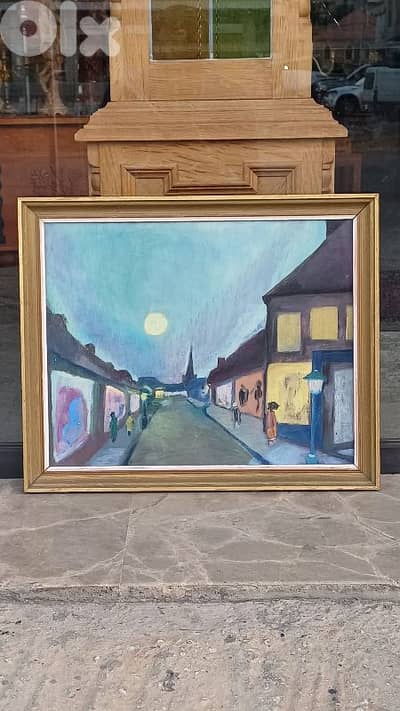 لوحة رسم زيتي اوروبية