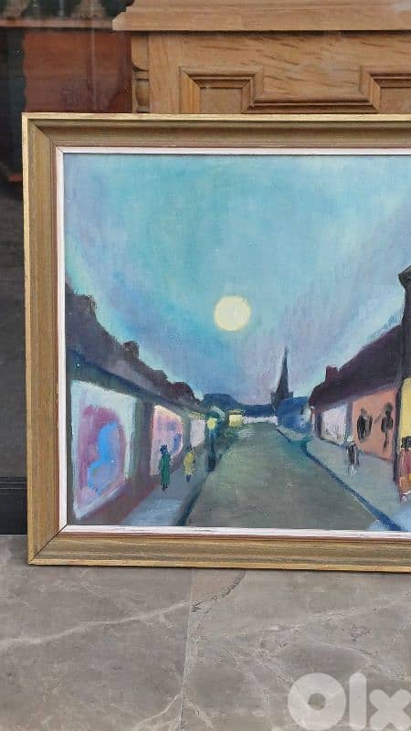 لوحة رسم زيتي اوروبية 4