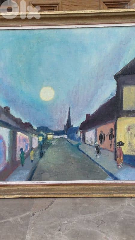 لوحة رسم زيتي اوروبية 5