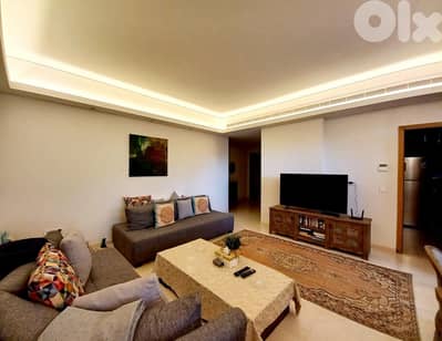 Furnished apartment + terrace for rent in Waterfront Dbayeh FIR2030