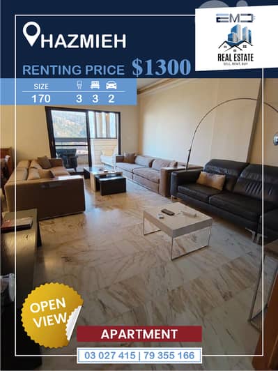 Furnished Apartment for rent In Hazmiehشقة مفروشة للإيجار في الحازمية