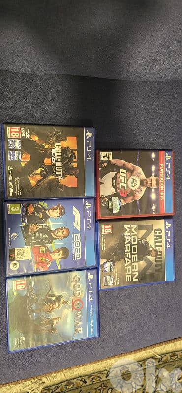 ps4 console with disc games