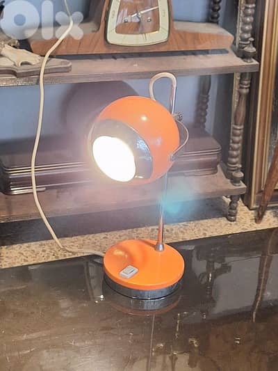 1970 space age Mid-century eyeball lamp