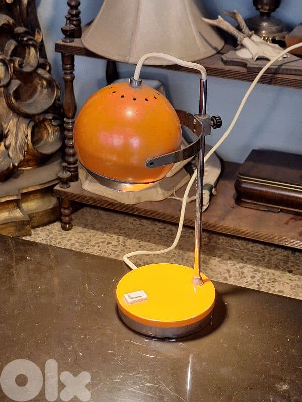 1970 space age Mid-century eyeball lamp 1