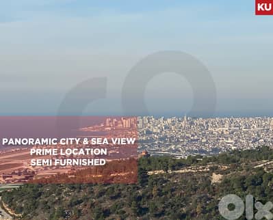 Elegant/Panoramic City & Sea view /  Bchamoun Maderes REF#KU130955