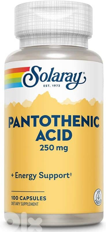 Solaray Pantothenic Acid 250