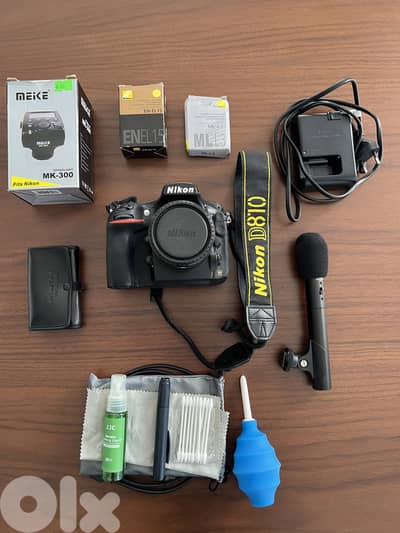 Nikon D810 + Nikkor AF Fisheye 16mm f/2.8D (with all accessorries)