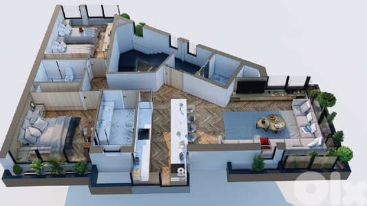 UNDER CONSTRUCTION PROJECT IN MANARA PRIME (130SQ) , (AM-258)