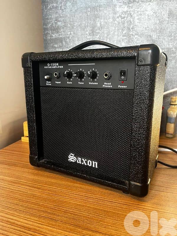 Electric Guitar + Amplifier + Case and Jack cable 1