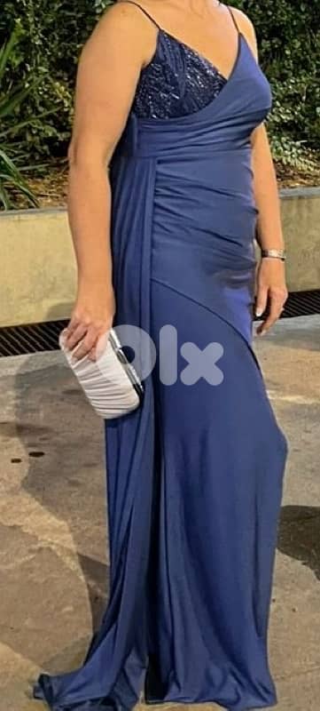 blue dress for wedding guest