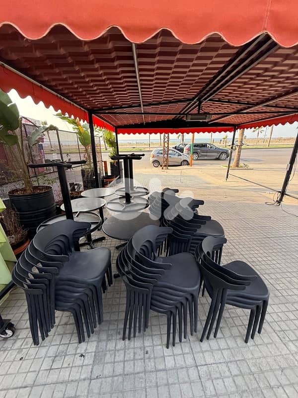 38 chairs and 10 tables 1