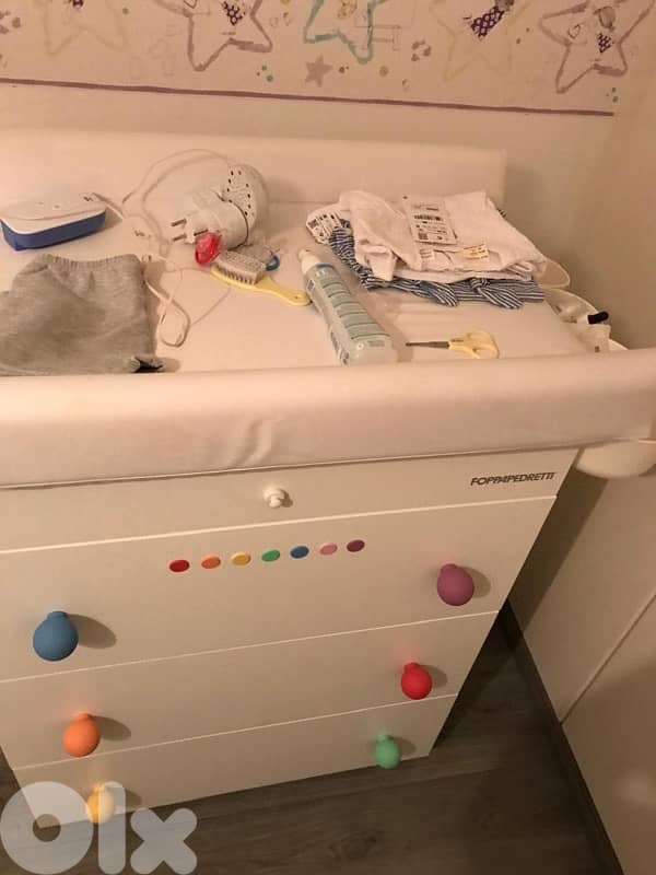 baby changing table with drawers 1