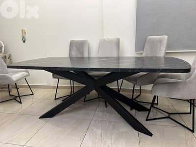 dining table with chairs