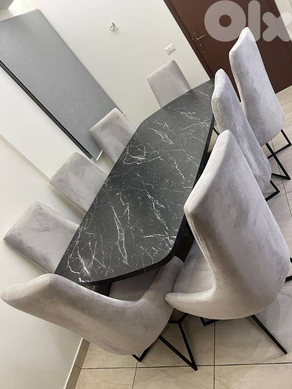 dining table with chairs 2