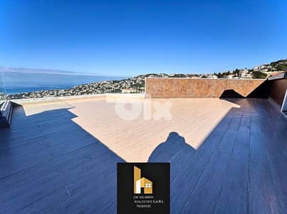 Duplex for sale in Kfarhbab 300m2+30m2 Sea View Terrace/كفرحباب