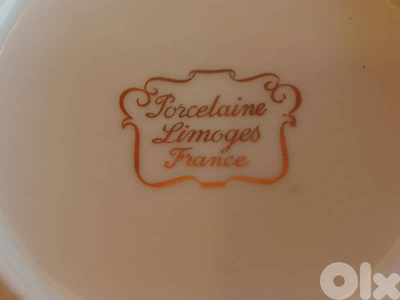 Vintage Limoges France Canadian Royal Mounted Police collector's plate 4