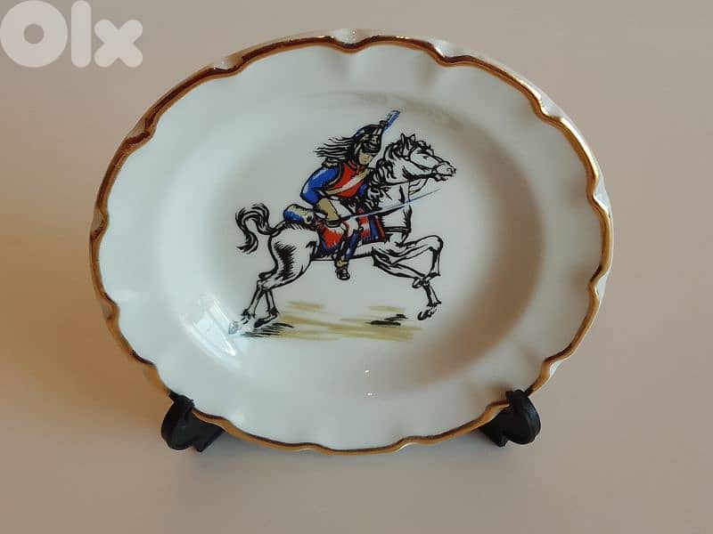 Vintage Limoges France Canadian Royal Mounted Police collector's plate 6