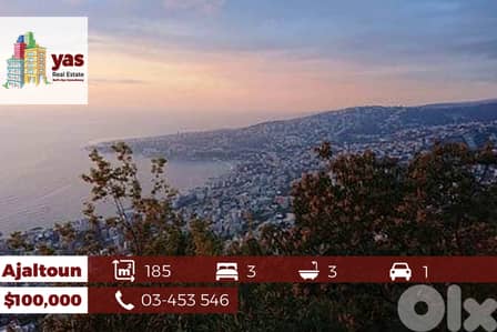 Ajaltoun 185m2 | Panoramic View | Well Maintained | DA |