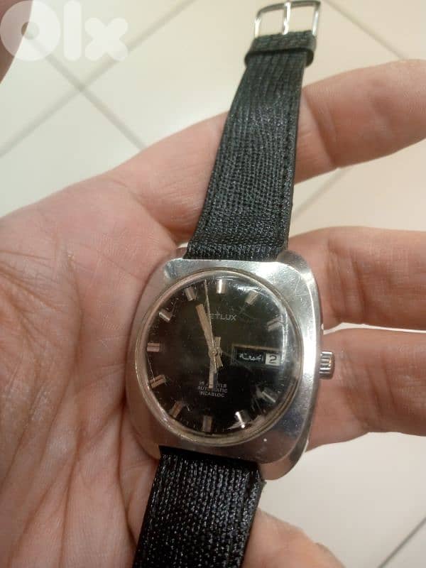 vintage jetlux automatic Swiss men watch 25 jewels 1