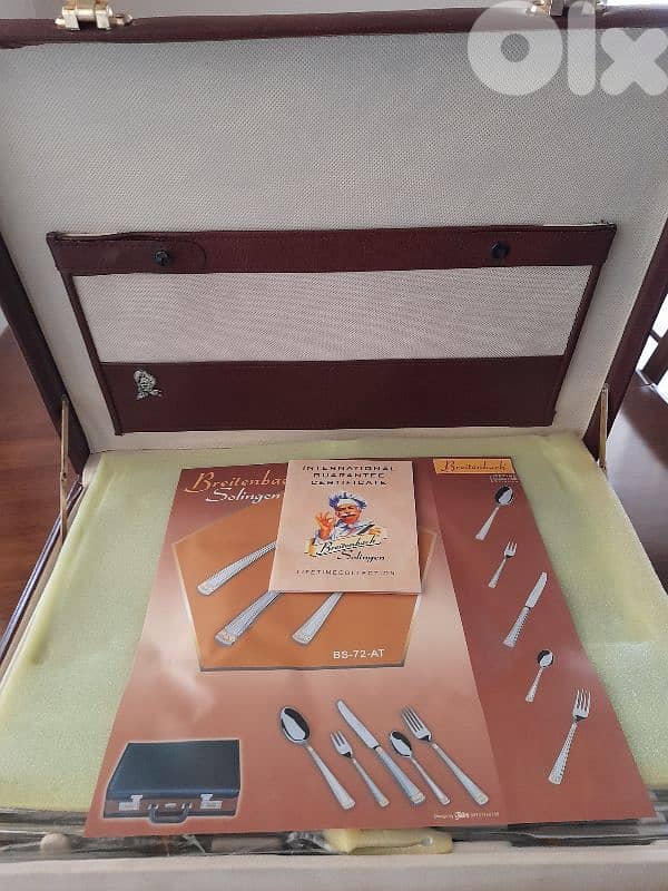 new tableware 72pcs german made. breitenbach. 4