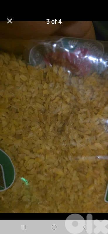 رز او عدس او فاصوليا او برغل خشن الكيلو ب ١٢٠ الف 1