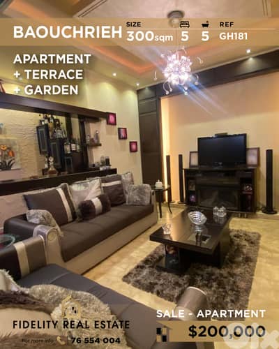 Apartment for sale in Baouchrieh GH181 شقة للبيع في البوشرية،