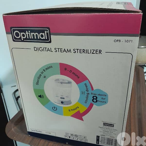 Optimal digital steam sterelizer 1
