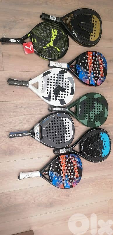 8 Brand new Padel Rackets
