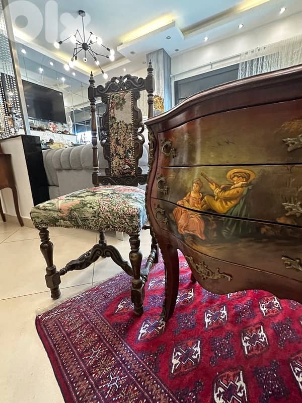 bahu and 2 chairs auntique romeo w julliat 8