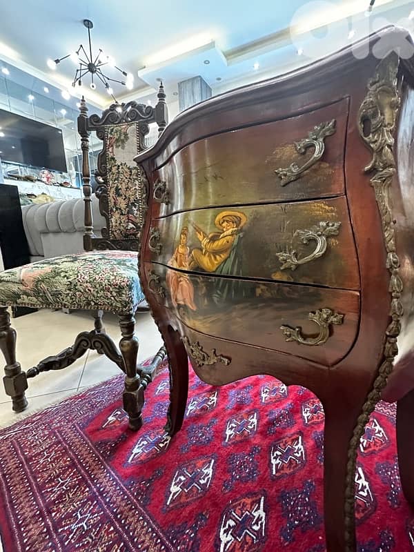 bahu and 2 chairs auntique romeo w julliat 10