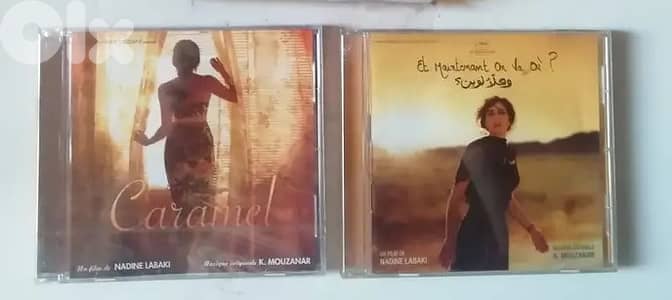 Two movie soundtrack CDs "Caramel" & "Maintenant on va ou ?"