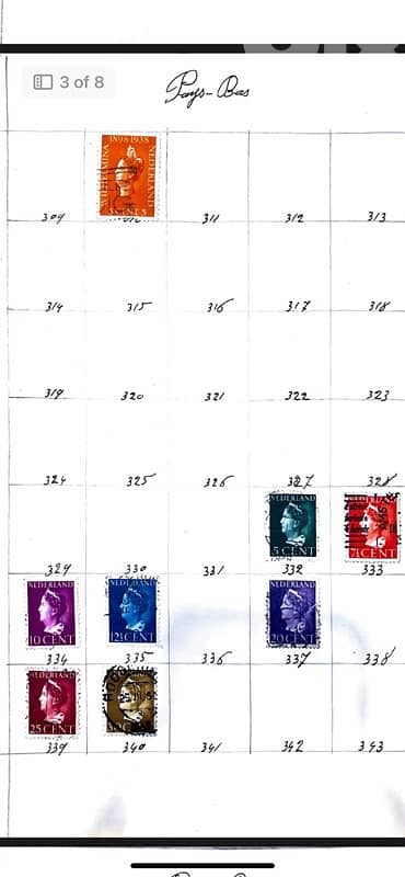 Netherlands stamps (Pays-bas) 2