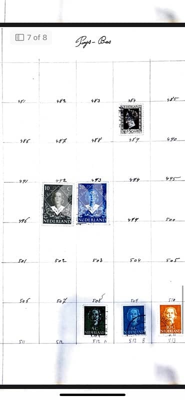 Netherlands stamps (Pays-bas) 6